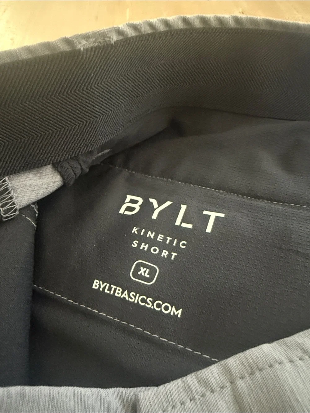BYLT Basics Gray Flat-Front Performance Golf Shorts XL